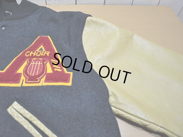 画像5: 1970s【Decker's】袖レザースタジャン