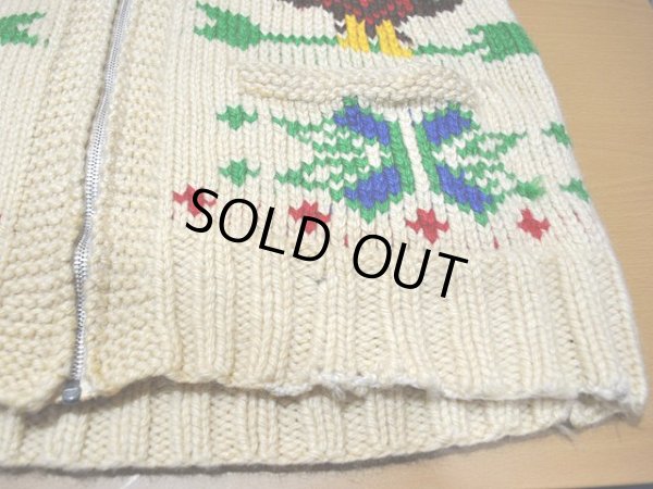 画像7: 1960sサンダーバード柄カウチンセーター