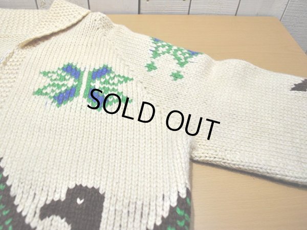 画像5: 1960sサンダーバード柄カウチンセーター