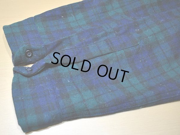 画像8: 1990s〜【PENDLETON】ウールシャツ　ブラックウォッチ