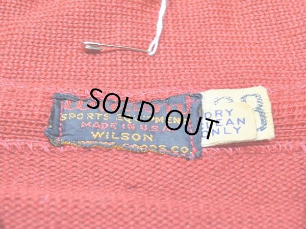 画像3: 1940s【Wilson】レタードカーディガン