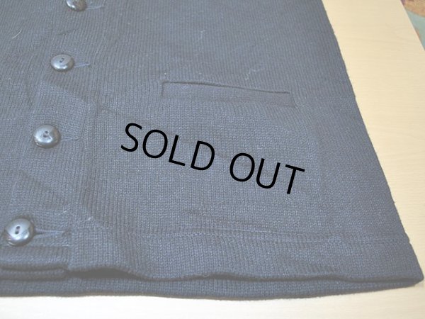 画像6: 1950s〜レタードカーディガン　ブラック