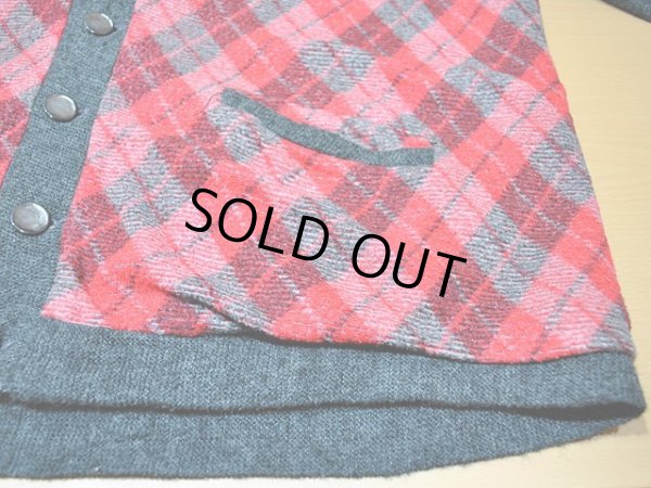 画像7: 1960s【PENNEY'S】アーガイル切替ニットカーディガン