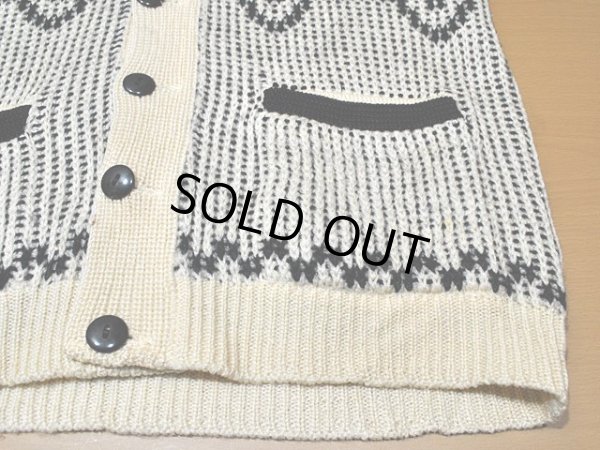 画像7: 1950s【Rambern】ショールカラーニットカーディガン