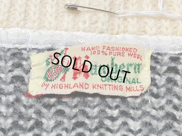 画像3: 1950s【Rambern】ショールカラーニットカーディガン