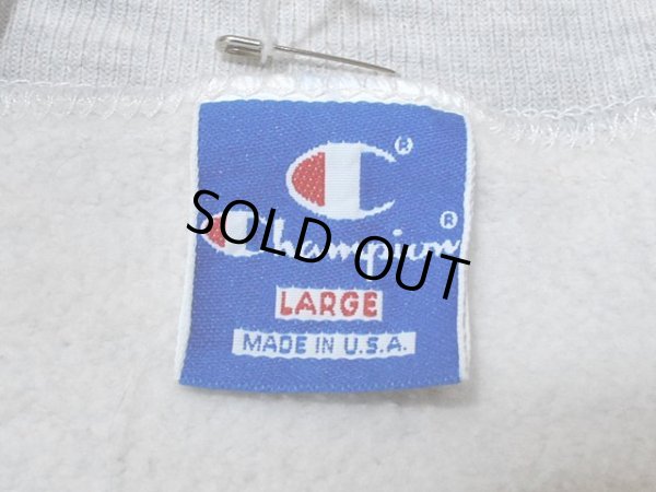 画像3: 1990s【Champion】カレッジスウェット　染込みプリント