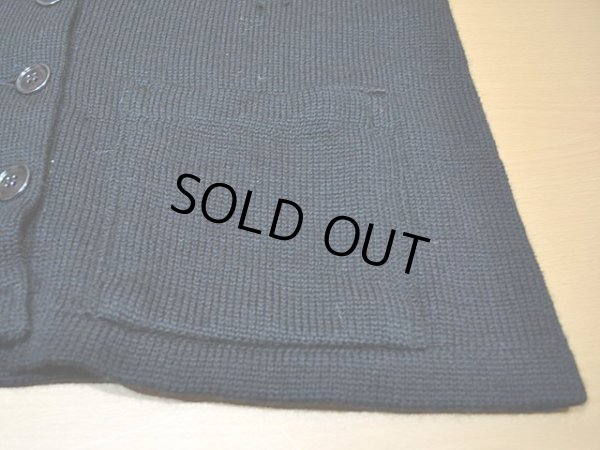 画像7: 1960s【VENUS】レタードカーディガン ブラック