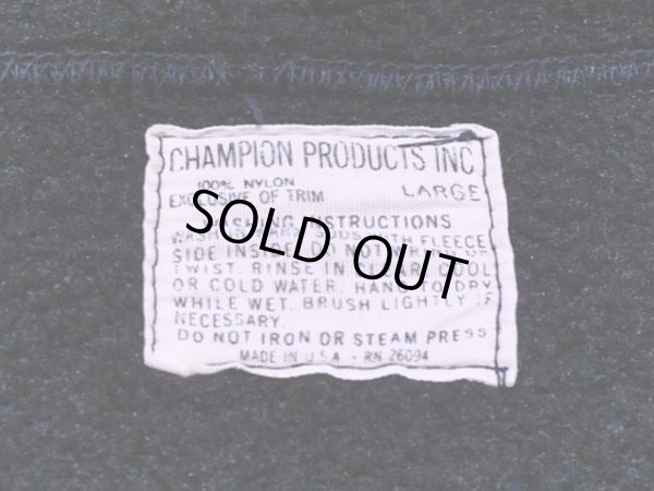 画像3: 1960s【Champion】ハーフジップパーカー　ブラック