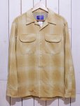 画像1: 1990s〜【PENDLETON】ウールシャツ　オンブレ (1)