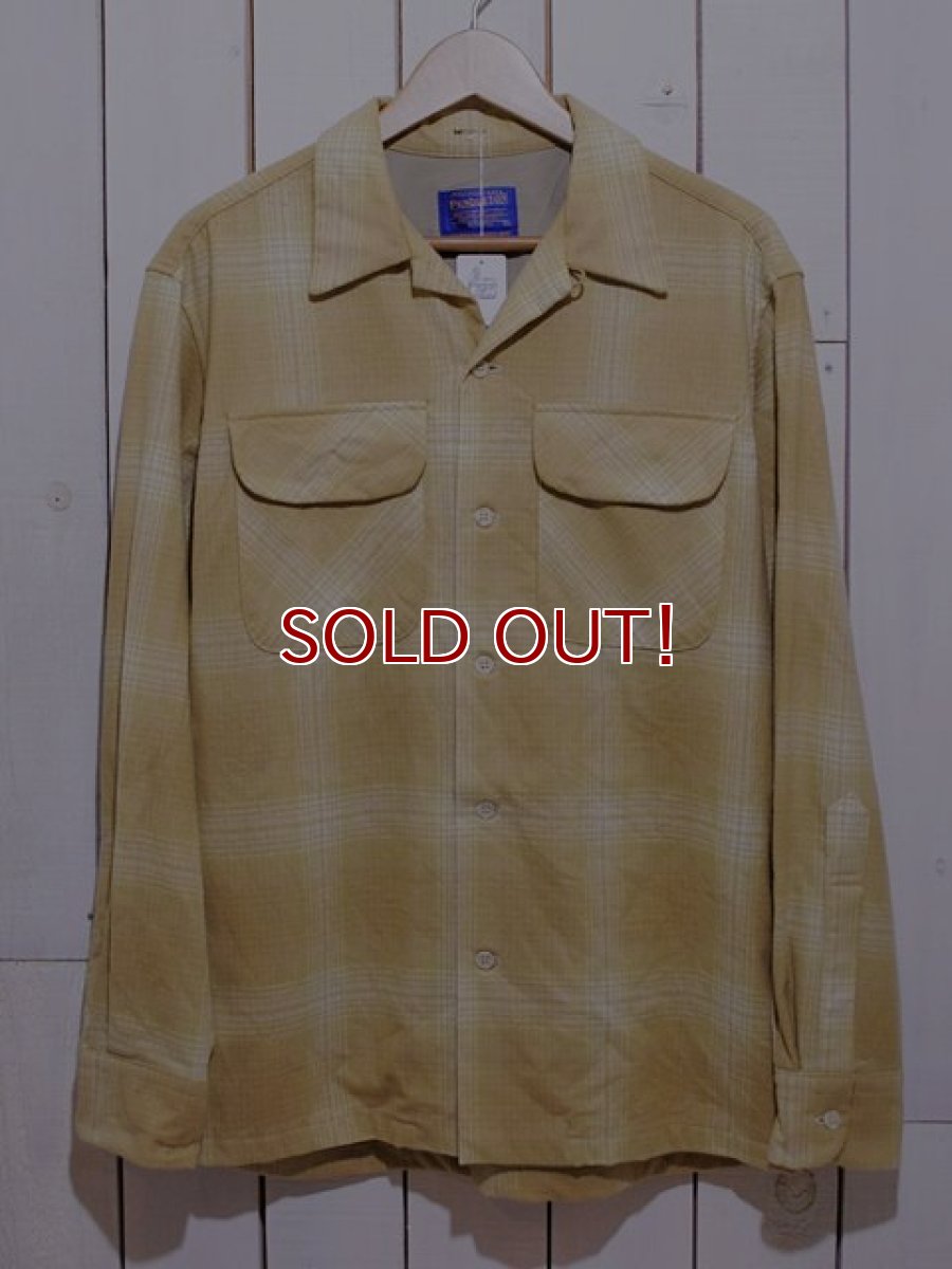 画像1: 1990s〜【PENDLETON】ウールシャツ　オンブレ (1)