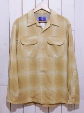 画像1: 1990s〜【PENDLETON】ウールシャツ　オンブレ (1)