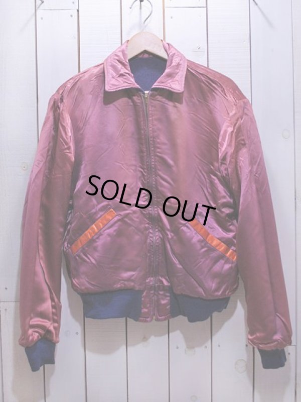 画像3: 1950s〜【BUTWIN】リバーシブルスタジャン　メルトン×サテン