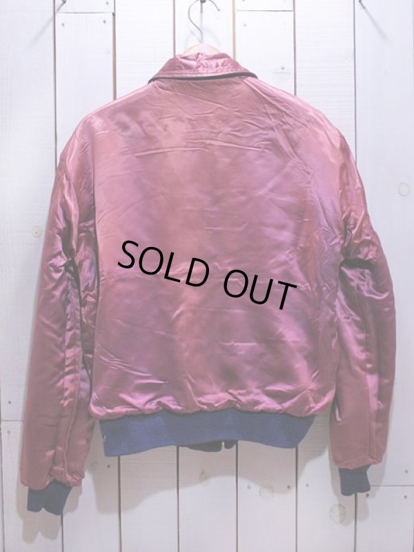 画像4: 1950s〜【BUTWIN】リバーシブルスタジャン　メルトン×サテン