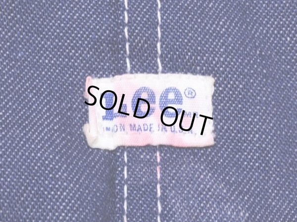 画像4: 1970s【Lee】デニムオーバーオール　濃紺