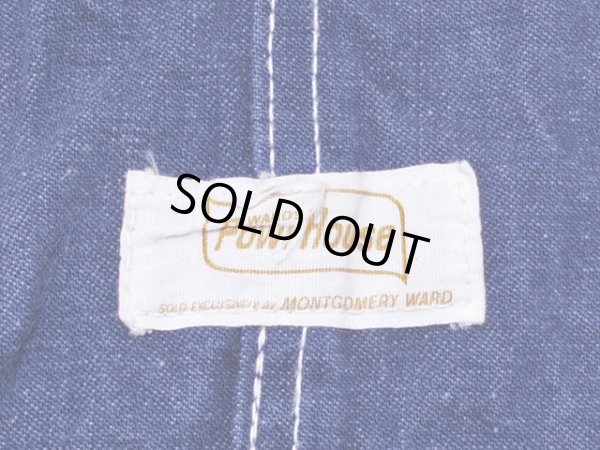 画像4: 1960s【POWR HOUSE】デニムオーバーオール　濃紺