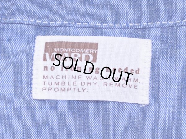画像3: 1970s〜【MONTGOMERY WARD】シャンブレーシャツ