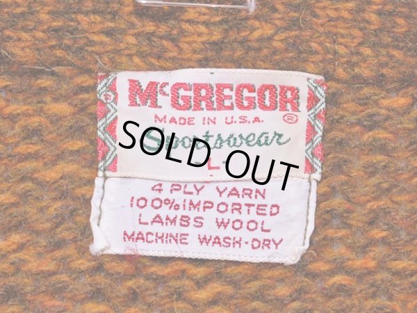 画像3: 1960s〜【McGREGOR】ウールニットカーディガン
