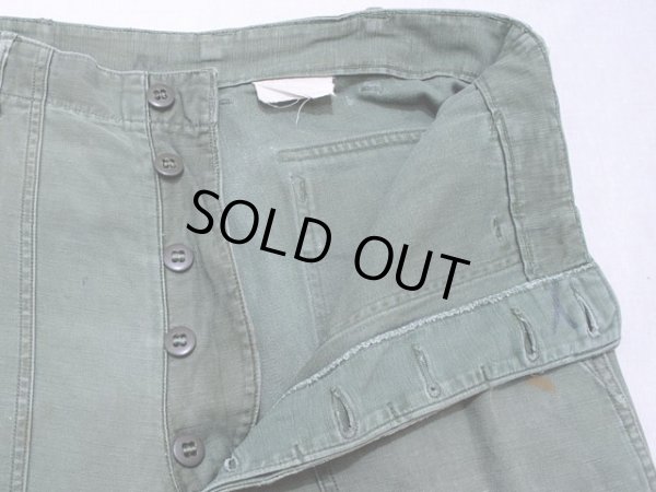 画像4: 1960s【US.ARMY】コットンベイカーパンツ　アジャスター付き 　w30