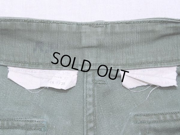 画像3: 1960s【US.ARMY】コットンベイカーパンツ　アジャスター付き 　w30