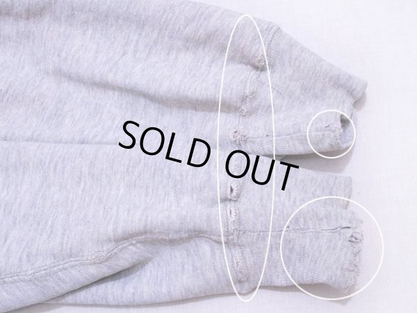 袖リブのダメージ