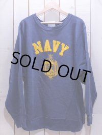 〜1990s【Hanes】リバースウィーブスウェット US.NAVY