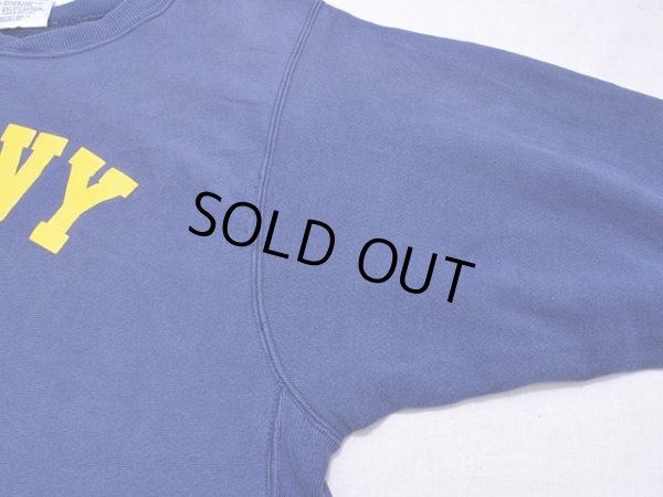 画像6: 〜1990s【Hanes】リバースウィーブスウェット US.NAVY