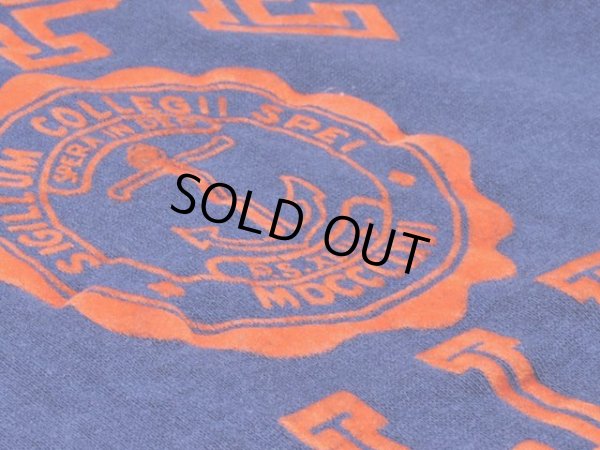 画像10: 1980s【Champion】カレッジスウェット　フロッキープリント