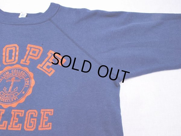 画像6: 1980s【Champion】カレッジスウェット　フロッキープリント