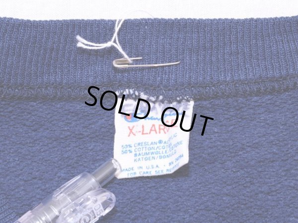 画像3: 1980s【Champion】カレッジスウェット　フロッキープリント