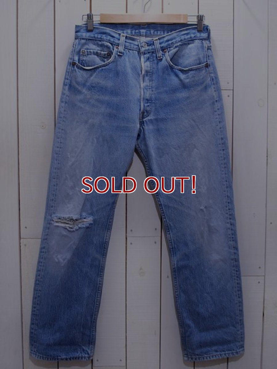 画像1: US製〜1990s【Levi's】501クラッシュ　w32 (1)