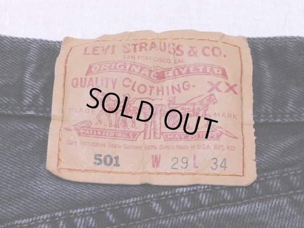 画像3: US製1990s【Levi's】501ブラック　W29