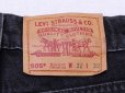 画像3: US製1990s【Levi's】505ブラック　W32