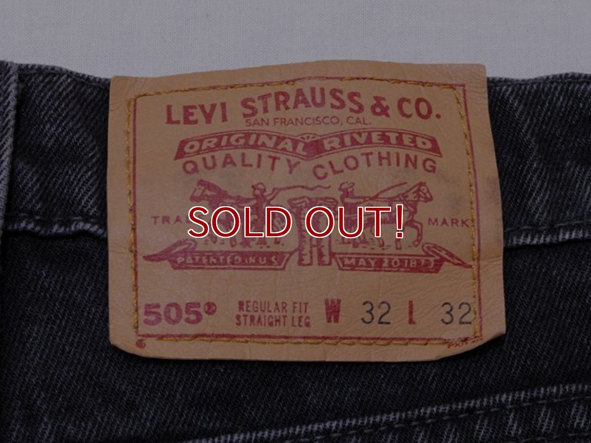 画像3: US製1990s【Levi's】505ブラック　W32 (3)