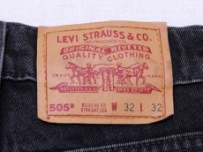 画像3: US製1990s【Levi's】505ブラック　W32 (3)