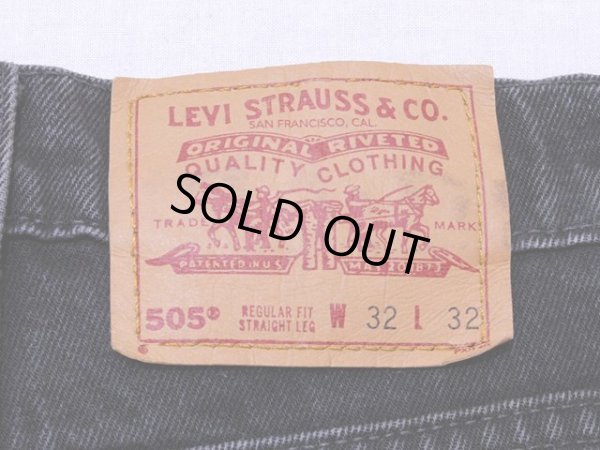 画像3: US製1990s【Levi's】505ブラック　W32