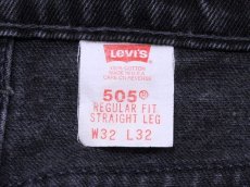 画像4: US製1990s【Levi's】505ブラック　W32 (4)