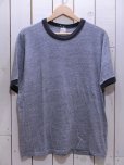 画像1: 1980s【Sportswear】無地杢リンガーTシャツ　表記L (1)