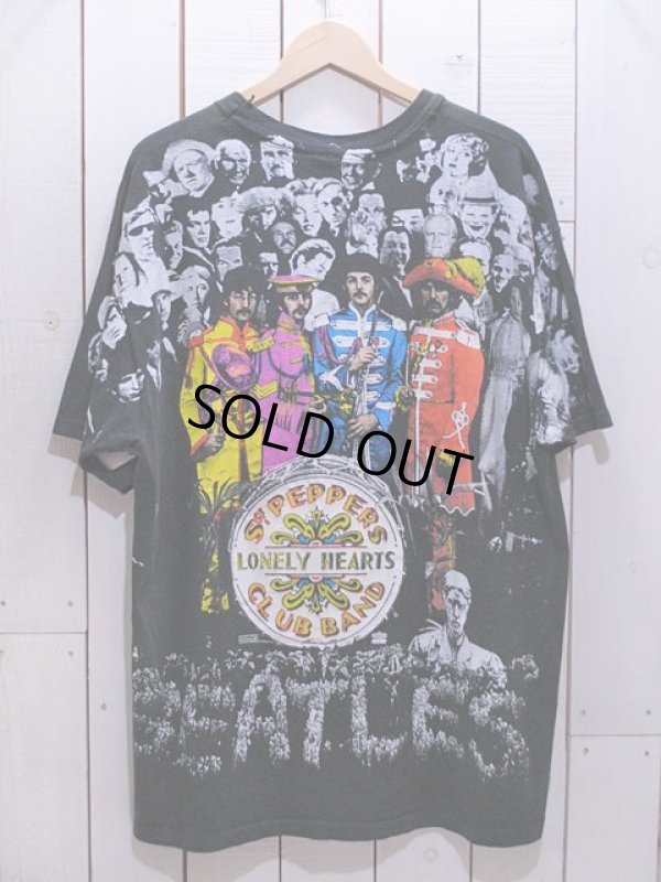 画像2: 1990s〜 THE BEATLES Sgt. Pepper's Lonely Hearts Club Band総柄Tシャツ　表記XL