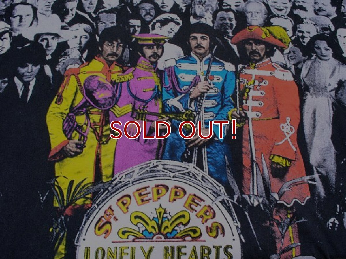 画像4: 1990s〜 THE BEATLES Sgt. Pepper's Lonely Hearts Club Band総柄Tシャツ　表記XL (4)