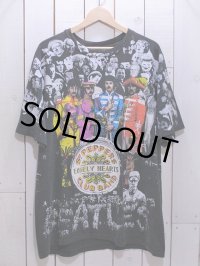 1990s〜 THE BEATLES Sgt. Pepper's Lonely Hearts Club Band総柄Tシャツ　表記XL