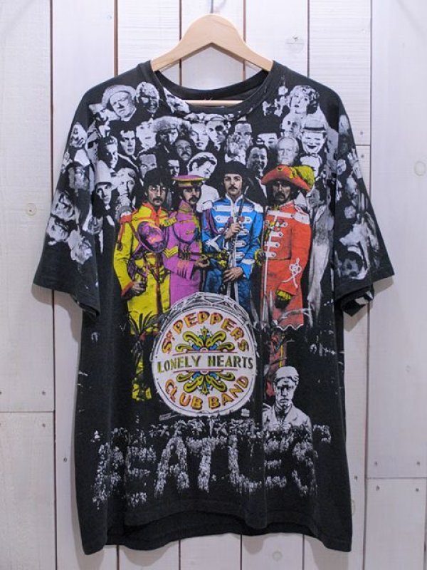 1990s〜 THE BEATLES Sgt. Pepper's Lonely Hearts Club Band総柄T