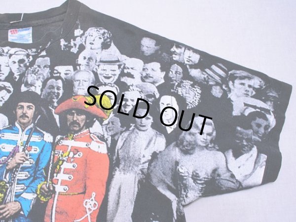 画像5: 1990s〜 THE BEATLES Sgt. Pepper's Lonely Hearts Club Band総柄Tシャツ　表記XL