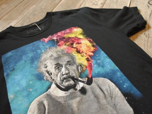 詳細画像1: 2000s〜Albert EinsteinグラフィックTシャツ　表記M