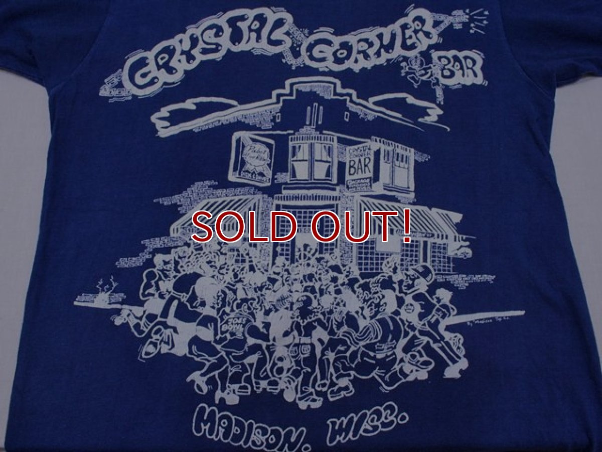 画像6: 1970s Crystal Corner Bar両面プリントTシャツ　表記M (6)
