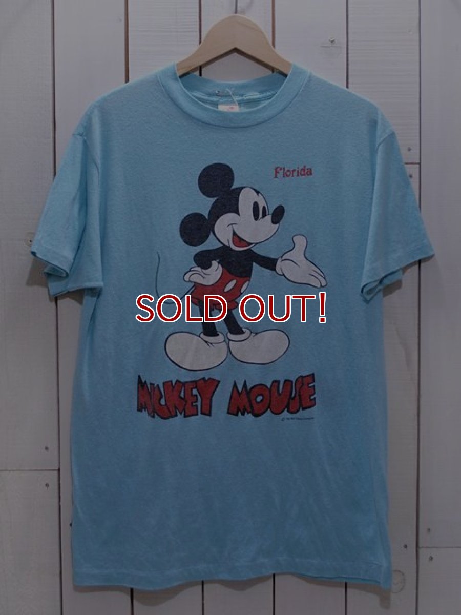 画像1: 1980sミッキー両面プリントTシャツ　表記XL (1)