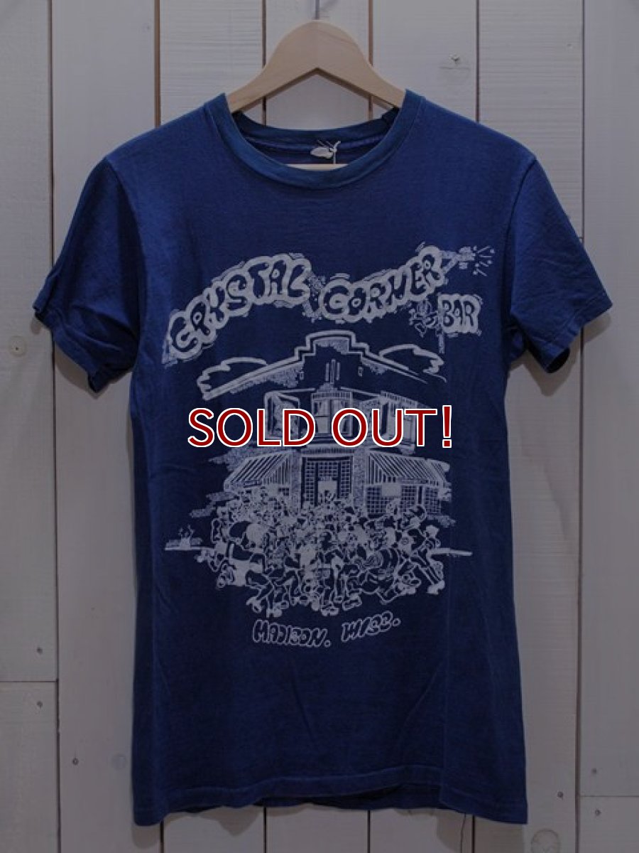 画像1: 1970s Crystal Corner Bar両面プリントTシャツ　表記M (1)