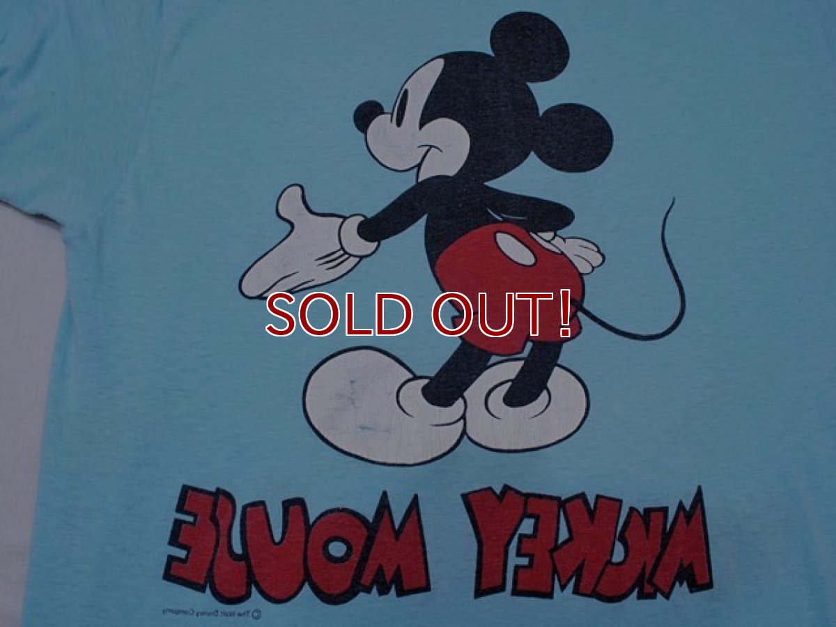 画像7: 1980sミッキー両面プリントTシャツ　表記XL (7)