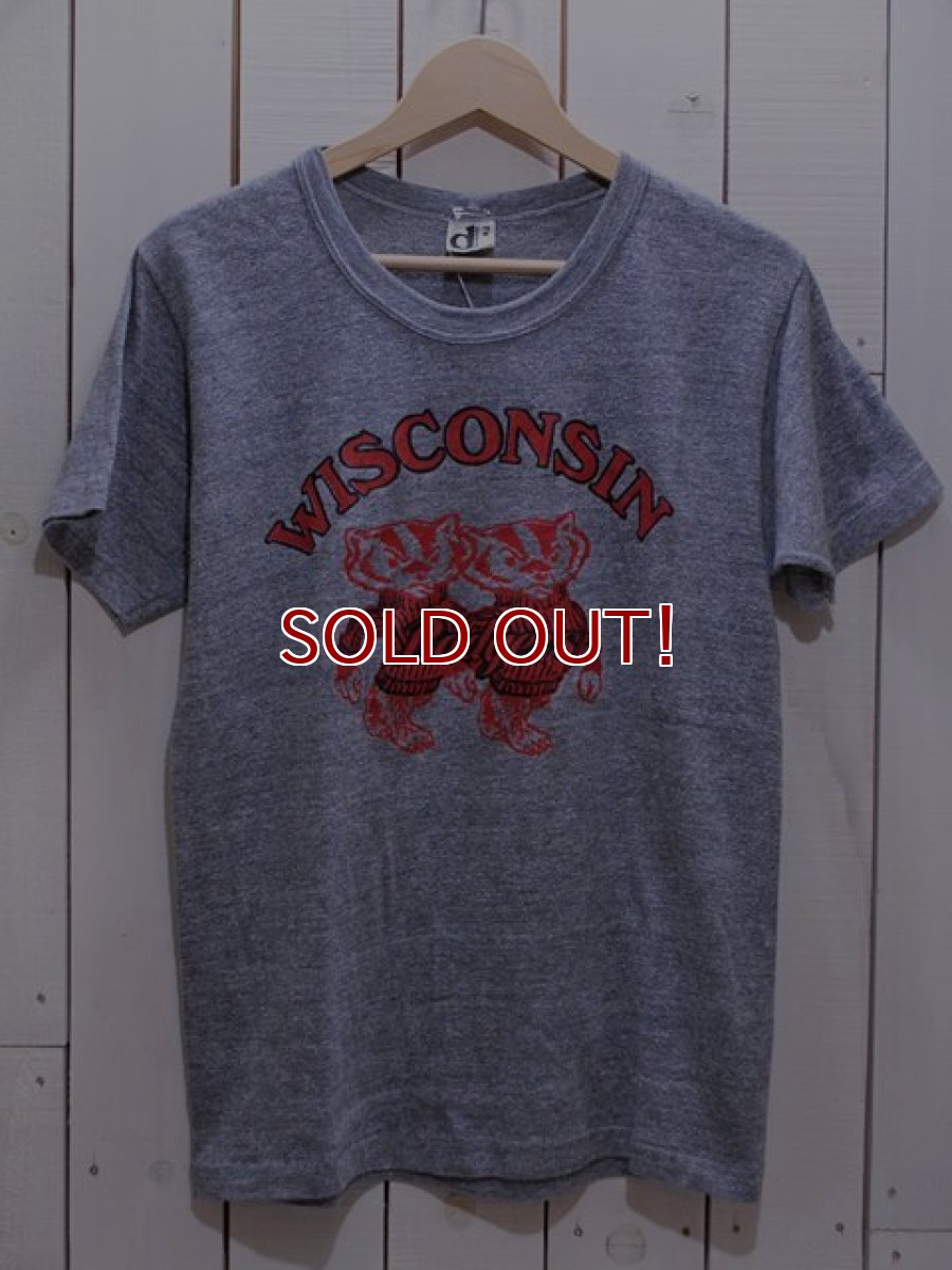 画像1: 1980s WISCONSIN Bucky BadgersカレッジTシャツ　表記M (1)