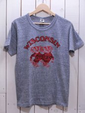 画像1: 1980s WISCONSIN Bucky BadgersカレッジTシャツ　表記M (1)