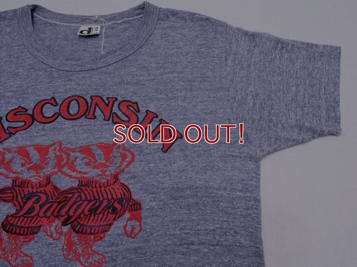 画像6: 1980s WISCONSIN Bucky BadgersカレッジTシャツ　表記M (6)